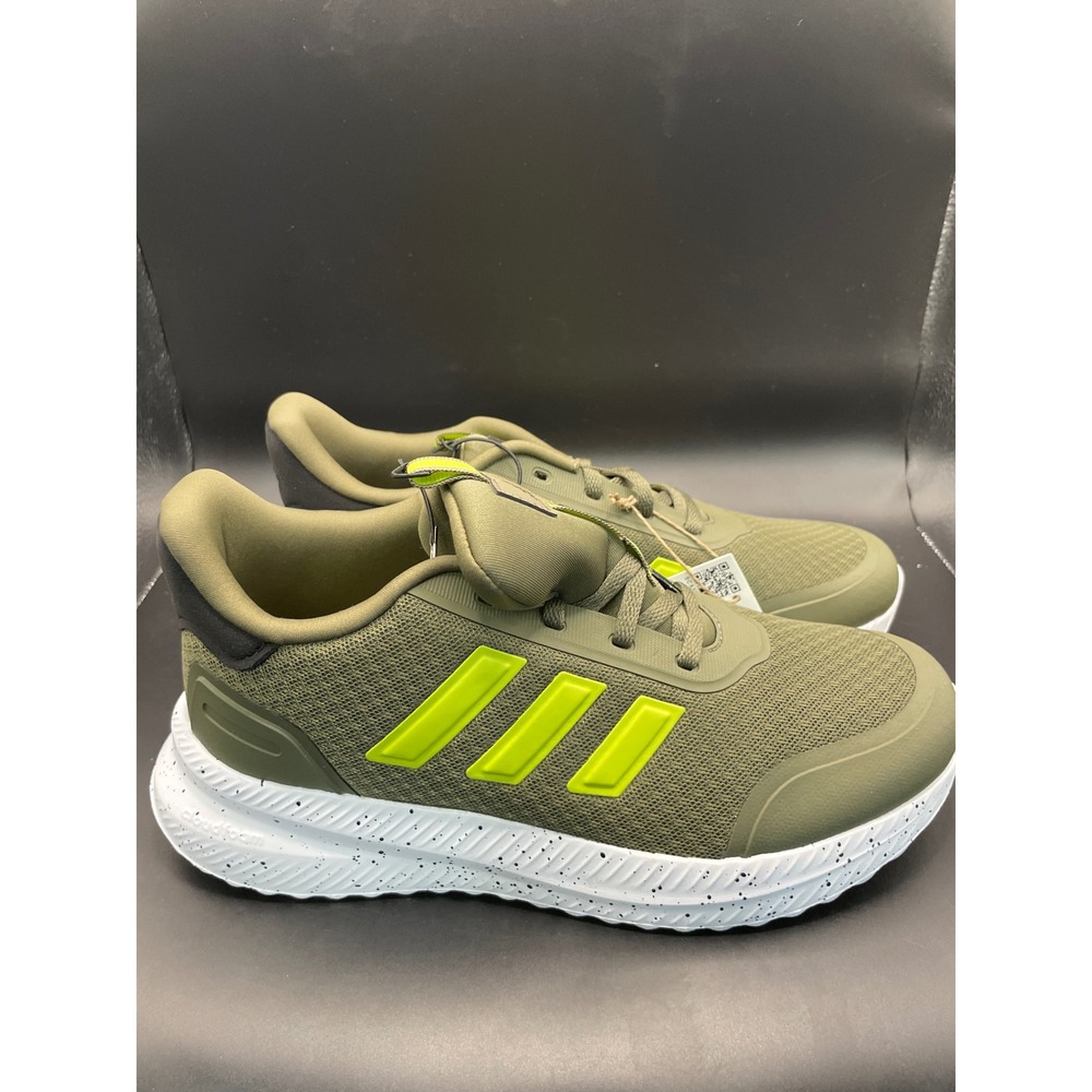 Adidas X_PLRPATH K Olive Green Solar Yellow Sneakers IH1070 Kids Size 5 US